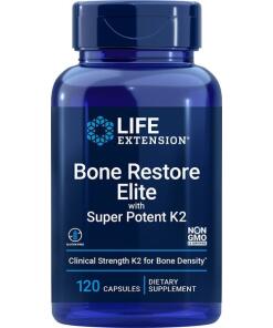 Bone Restore Elite with Super Potenet K2 - 120 caps