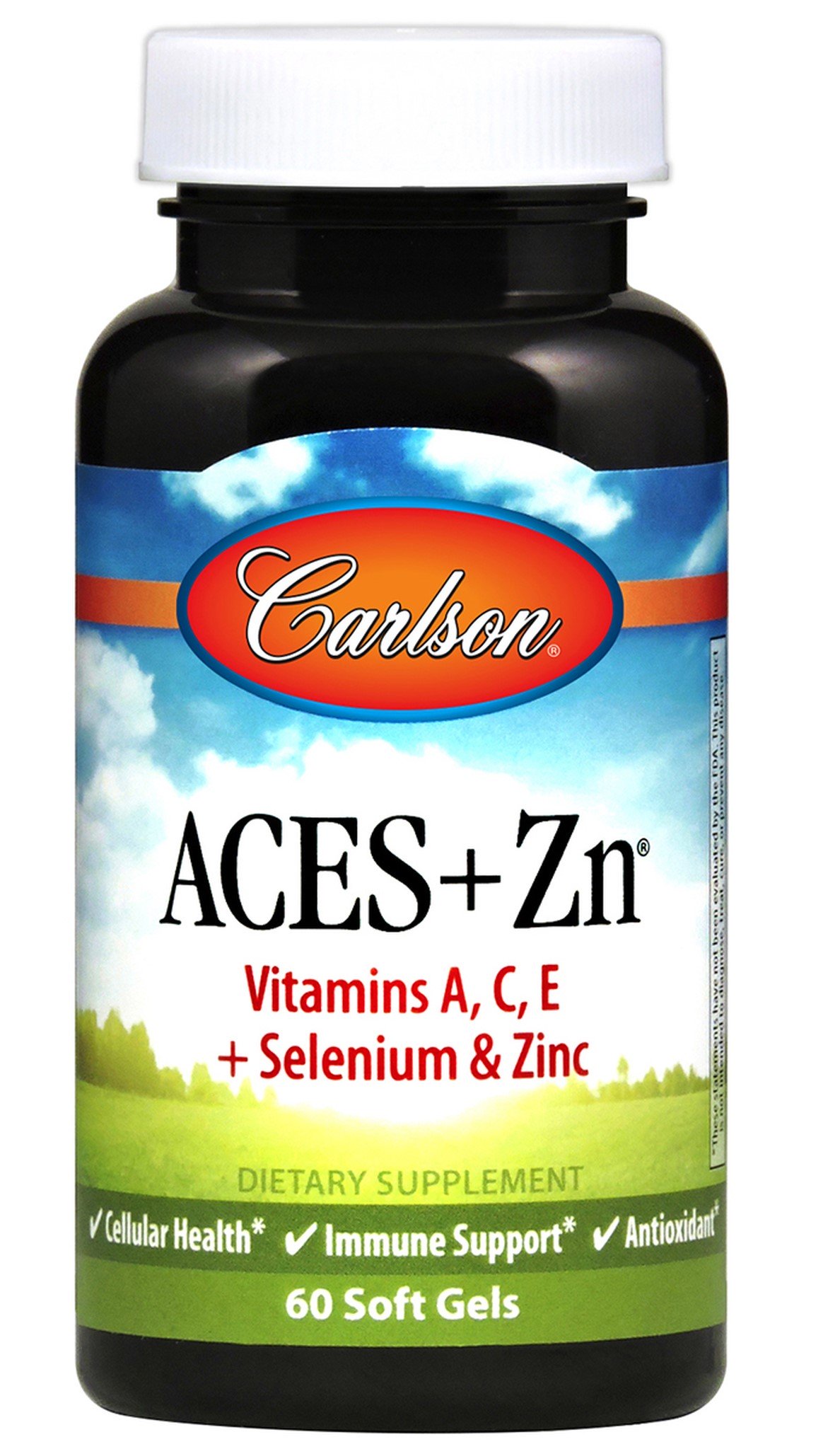 Carlson Labs - ACES + Zn - 60 softgels