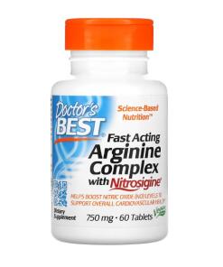 Doctor's Best - Fast Acting Arginine Complex with Nitrosigine