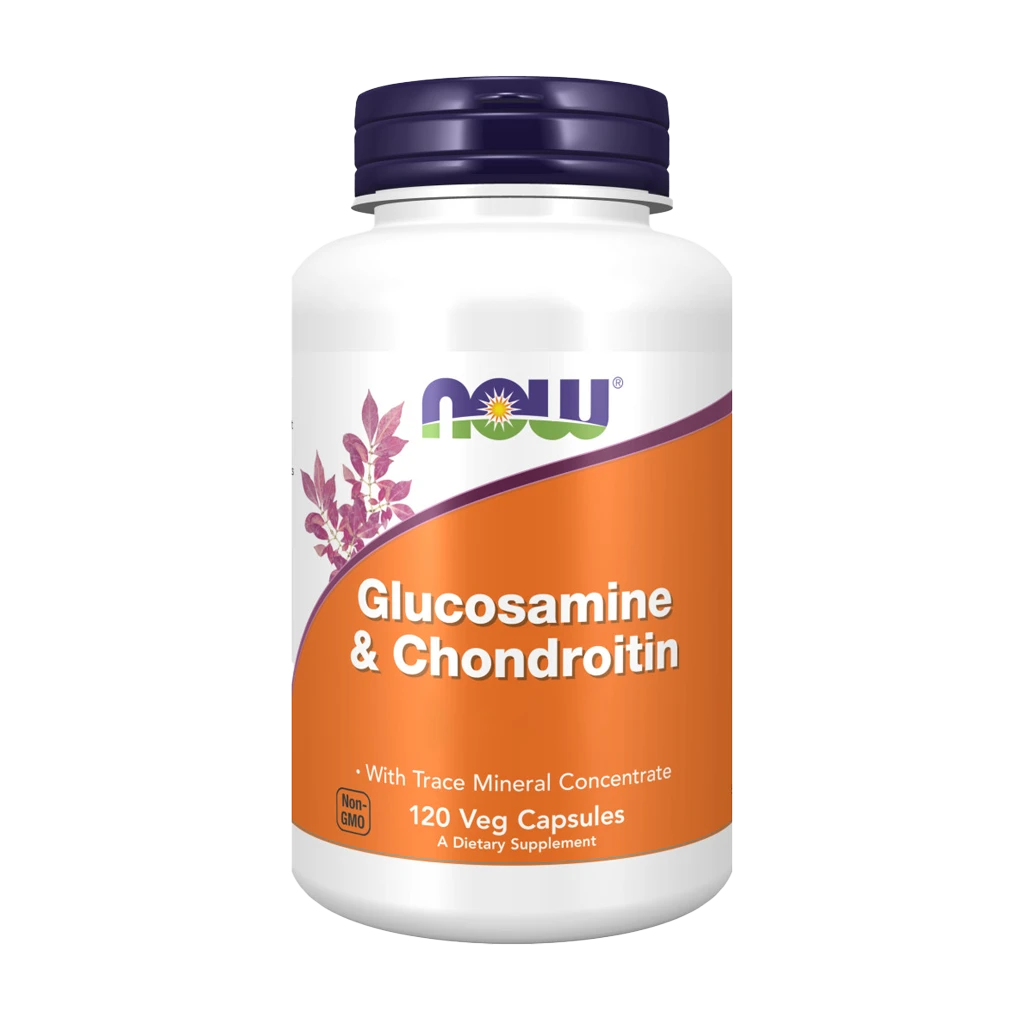 NOW Foods - Glucosamine & Chondroitin with Trace Mineral Concentrate - 120 caps