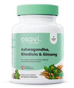 Osavi - Ashwagandha + Rhodiola & Ginseng - 60 vegan caps