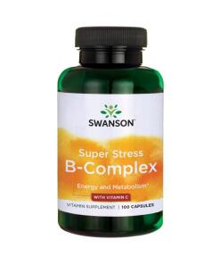 Swanson - Super Stress B-Complex with Vitamin C - 100 caps