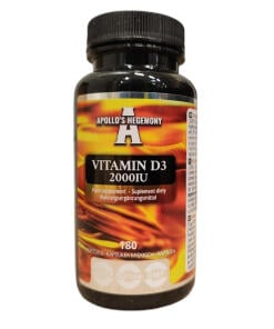 Apollo's Hegemony - Vitamin D3 2000IU - 180 softgels