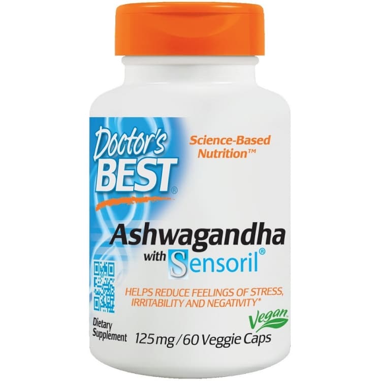 Doctor's Best - Ashwagandha med Sensoril