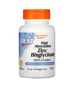 Doctor's Best - High Absorption Zinc Bisglycinate