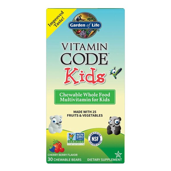 Garden of Life - Vitamin Code Kids (Chewable Whole Food Multivitamin For Kids)