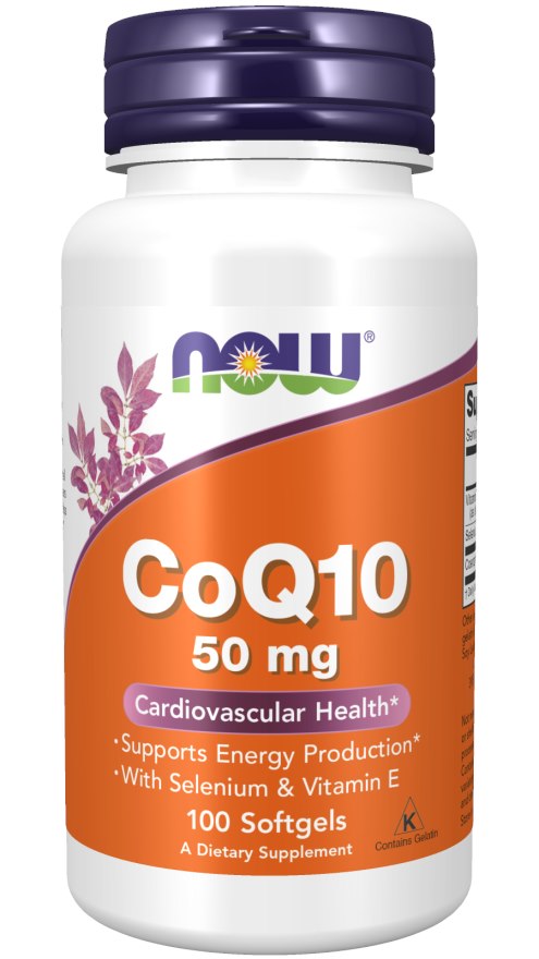 Now Foods Amarilla - Coq10 50 Mg (100 Cápsulas) De