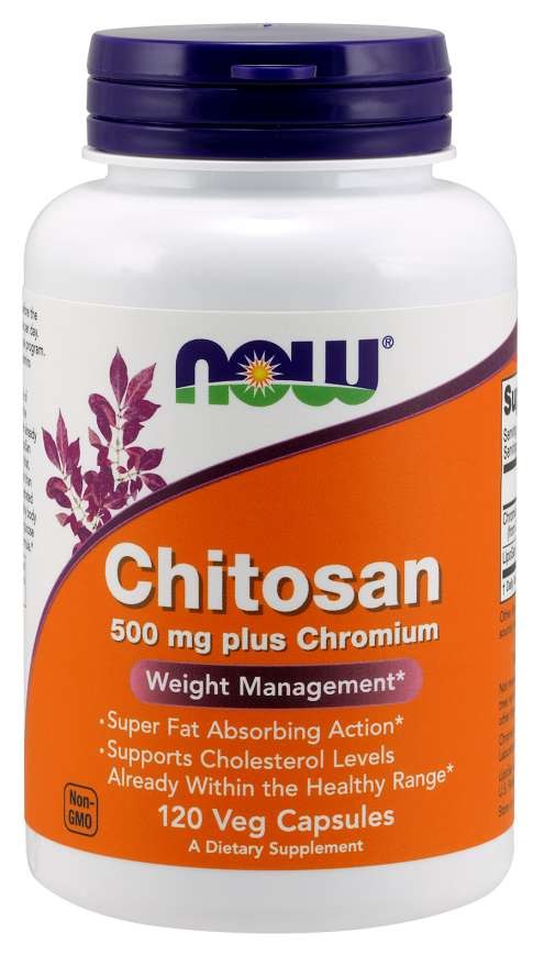 Chitosan, 500mg más cromo - 120 vcaps
