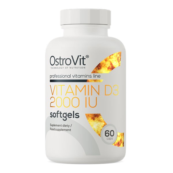 Ostrovit - Vitamina D3 2000 Ui (60 Cápsulas Blandas)