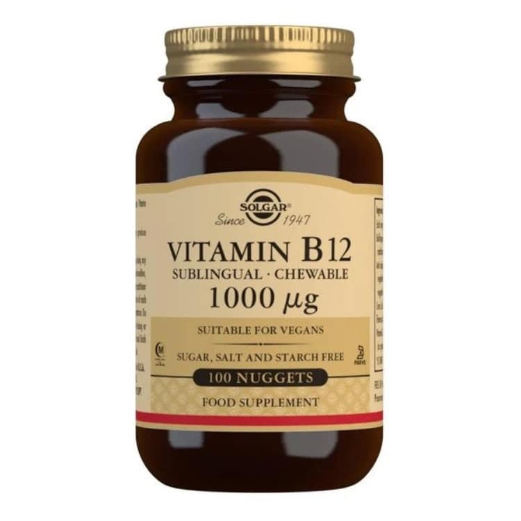 Vitamina B12, 1000mcg - 100 pepitas
