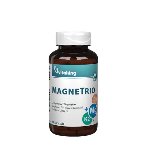 Vitaking - Vitaking MagneTrio D3+K2+ Magnsium bisglycinate (80 Capsules)