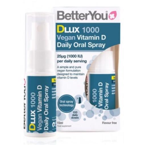 BetterYou - D1000 Vegansk D-vitamin oral spray