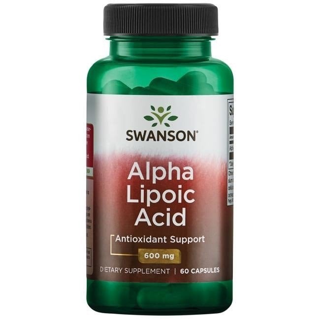 Swanson 10 X Ácido Alfa Lipoico, 600 Mg 60 Cápsulas - Imagen 3