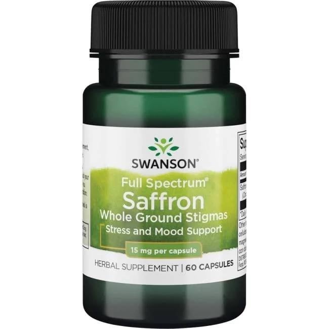 Swanson Full Spectrum Azafrán Estres 60 Cápsulas - Imagen 3