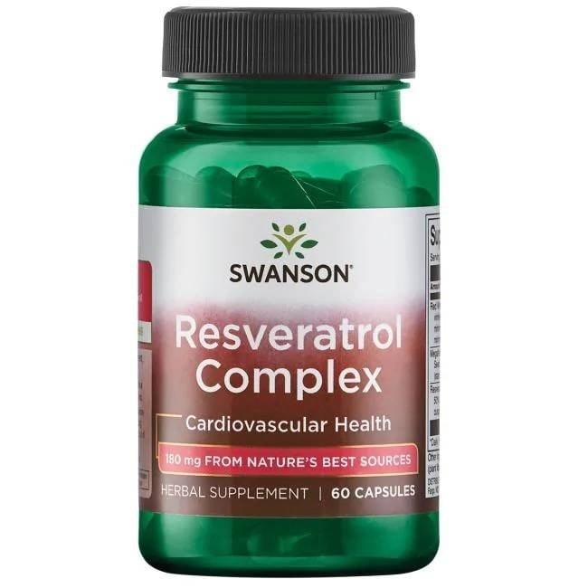 Swanson Resveratrol Complex - 60 Cápsulas