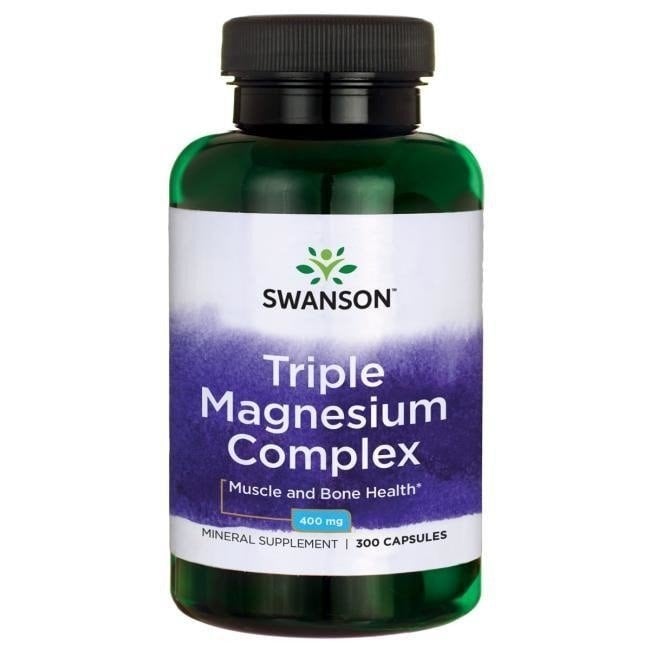 Swanson Complejo Triple De Magnesio, 400 Mg 300 Cápsulas - Imagen 3